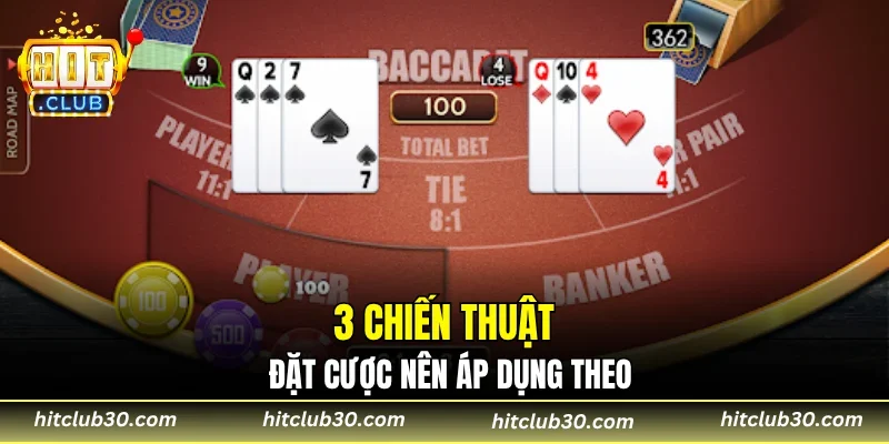 3 chiến thuật đặt cược nên áp dụng theo