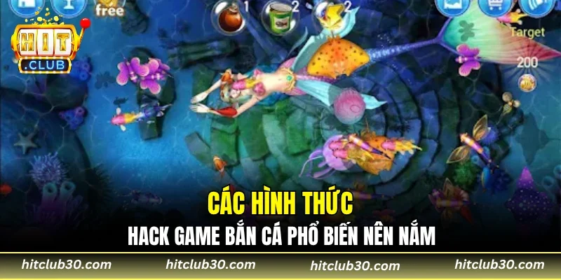 Các hình thức hack game bắn cá phổ biến nên nắm