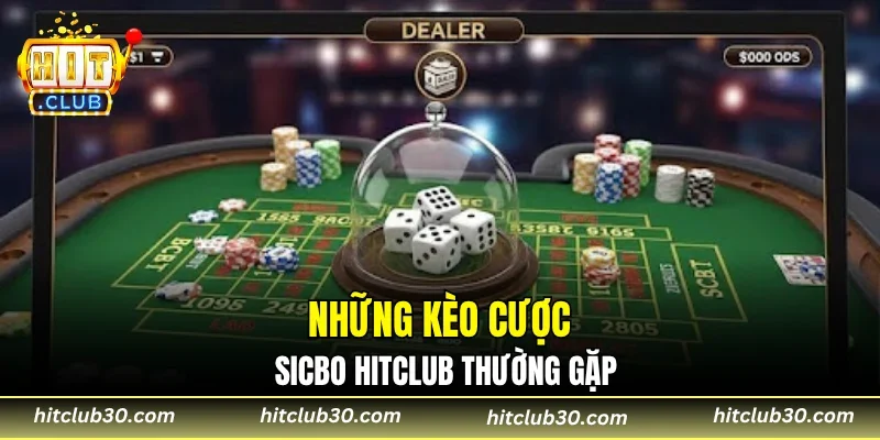 Những kèo cược Sicbo HITCLUB thường gặp